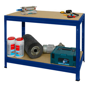 BANC DE LUCRU 870X1200X60/2 - 600KG / Albastru-                                   M0003